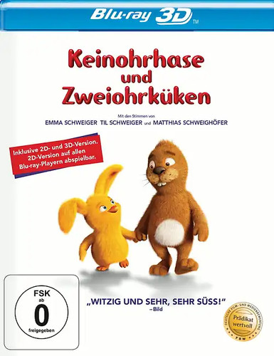 Keinohrhase zweiohrküken 3d - zweiohrküken,