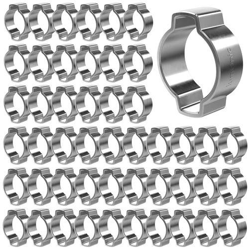 50x ohr schelle 15mm v2a - 2-ohr-schelle,