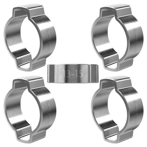 Ohr schelle 15mm v2a - 5x, 13-15mm